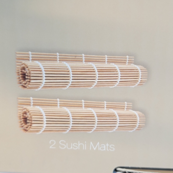 🆕️ Bamboo Sushi 12 Piece Set With Sauce Dishes - NIB - Picture 6 of 9